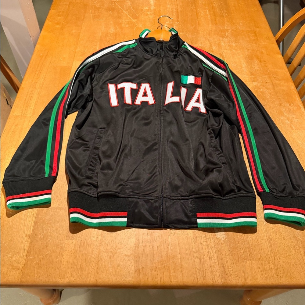 Italia Black Track Jacket